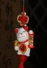 Hausdekoration Kunsthandwerk Lucky Cat Autozubehör Fabrik Direktverkauf Keramik Bone China hochwertiger Kristallsitz Autozubehör65449409