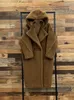 جمل Mmax Teddy Bear Alpaca Fur Xlong Coats with Hoodt Women Winter Wart Warm Coatger