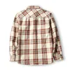 Kids Shirts Children Shirts Fashion Classic Casual Plaid Cotton 100% Boys shirts For 3-10 Years Kids Boy Spring/Autumn Wear Clothes 230408