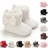 Primeiros caminhantes 018m botas para bebê nascido menina neve inverno sapatos térmicos pelúcia tornozelo meninos e meninas 231109