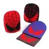 New Cartoon Spider Berretti ricamati Cappello Uomo Inverno Autunm Caldo berretto lavorato a maglia Berretto in morbida lana Skullies Berretti Berretti Ragazzi Regali GC2458