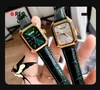 Top Design Quadrante Amanti Orologio da donna Automatico Batteria al quarzo Business Tempo libero Nero Verde Rosso Cinturino in pelle Colore oro rosa Popolare Super Lady Gril Orologi da mamma