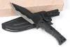 Couteau droit de survie solide de haute qualité M32 8Cr13Mov Pierre Wash Drop Point Blade Full Tang GFN Poignée Couteaux tactiques extérieurs avec Kydex