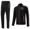 Mężczyźni dzieci 23/24 Inter Miami Football Tracksuits Długie zamek błyskawiczny Soccer Suit 2023 2024 Sportswear Matuidi Higuain Surostement Foot Sets