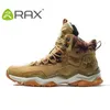 Boots RAX Men Hiking Shoes Mid-top Waterproof Outdoor Sneaker Men Leather Trekking Boots Trail Camping Climbing Hunting Sneakers Women 231108