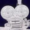 Hiphop – testeur de diamant à passe Fine personnalisé, S Sier Vvs Moissanite, pendentif d'appareil photo plaqué or, bijoux pour hommes