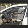 Car Sunshade Black Curtain Front Rear Magnetic Shield Side Window Visor