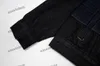 Xinxinbuy Men Designer jas jas Meerdere zakken denim lange mouw vrouwen blauw zwart kaki m-2xl