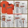 Baseballtrikots Jersey Custom 8 Cal Ripken Jr. 16 Trey Mancini 19 Chris Davis 1 Tim Beckham 10 Adam Jones 33 Edd