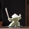 Decorative Objects Figurines Incense Stick Holder Japanese Samurai Tea Ceremony Ornaments Home Furnishings Office Decoration Korea Swordsman 231109