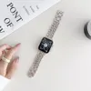 Saat Kordonları Çelik paslanmaz Bilezik Apple Watch Band 41mm 8 7 6 3 4 5 se Kayış iWatch Ultra 49mm 41mm 45mm 40 38mm 42mm 44mm Kadın Yıldız Işık Serisi