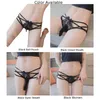 Underpants Men's Sexy Hollow Sissy Briefs Underwear Bow Undies Pouch G-String Gays Out Erotic Lingerie