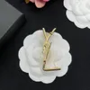 Designer Letter Brooches 2023 new style Luxury Fashion Brooches Men Womens Brand Retro Brooch Pins Lady Suit Dress Pins18K Gold Plated