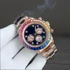 Rainbow Watch Diamond Man Designer Watch Automatic Mechanical Movement 40 мм мужские роскошные часы моды Sapphire Watch высококачественные спортивные часы из нержавеющей стали