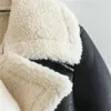 Jaquetas femininas unizera 2023 outono inverno produto moda versátil gola polo manga longa fino ajuste casaco curto 231109