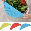 Panier de vidange en plastique, filtre de lavage du riz, déflecteur étanche, entonnoir pour bocaux, égouttoir latéral Anti-déversement, outils de cuisine