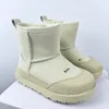 Balenicasse Balencigaa Balenicasse Balenic de la meilleure qualité de cuir Boots Boots Zipper Snow Shearling Boot de la cheville avec zip zip à fourrure Fluffy Casque de plaquette de capuchon