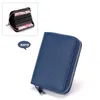 Card Holders 1PC Men Business Holder Genuine Leather Women Zipper Pocket Unisex Case Coin Purse