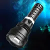 Flashlights Torches Dive Lantern Professional Diving Light Portable IPX8 Waterproof