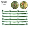 Fournitures de jardin Autres plantes Boucle de connexion Piquets Connecteur de grille Bras de traction pour bras de cage de tomate 12pcs Réglable Extensible Vert 11 / 16mm