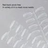 False Nails 300Pcs Full Cover Sculpted Nail Tips Grinding-free DIY 1mm Double Frosted Short Square Almond Fake Tip Beauty Supply