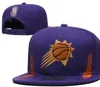Phoenix'suns''Ball Caps 2023-24ユニセックス野球帽スナップバックハットファイナルチャンピオンロッカールーム9fifty Sun Hat Embroidery Spring Summar