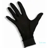 1 par Pure Silk Black Liner Inner Thin Thin Gloves Cykel Motorcykel Mjuka sporthandskar som kör cykelpartihandskar En storlek