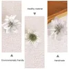 Decorative Flowers 10 PCS Christmas Flower Tree Home Xmas Simulation Artificial Dining Table Fake Pp Plastic Garlands