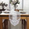 Table Runner Table Runner Embroidered Tea Table European TV Cabinet Table Cloth Lace Pendant Tassel Dress Table Logo Shoes Dust Cover 230408