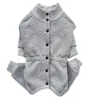 Cão vestuário quente algodão inverno traje pequeno roupas macacão macacão yorkshire pomeranian poodle bichon roupas para animais de estimação filhote de cachorro