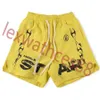Designer shorts heren schuimen offset print bloem casual losgave touw metalen knop sport vijfde broek luxuury qi5w