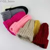 Beanie/Kafatası Kapakları Kış bebek şapkası çocuklar için sıcak örgü bebek aksesuarları bebek kız çocuk beanie kapak düz renkli çocuklar yürümeye başlayan çocuklardan bonezi yq231108