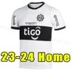 23 24 Club Olimpia 120 Anos voetbalshirts 2023 2024 Asuncion Paraguay league D.GONZALEZ A.SILVA N.CAMACHO F.CARDOZO Diego Duarte PERALTA heren R.ORTIZ voetbalshirt