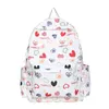 Sac à dos imprimé pour femmes, sac de voyage en Nylon imperméable Kawaii pour adolescentes, petits sacs de livre d'école mignons