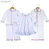 Pajamas Kids Christmas Pajamas Family Sibling Mathing Girls Night Dress Button Up Baby Boys SleepwearL231109