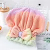 Towel Lovely Thick Shower Water Absorption Womens Must Have Coral Fleece Hair Hat Top Princess Soft