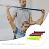 Полосы сопротивления 5pcs TPE Pull Ring Cring Fitness Band йога веревка латексная натяжение