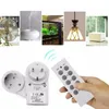 Freeshipping 5 Wireless Power Switch Sockets 1 Remote Controller Home Mains EU Plug High Quality Wireless Remote Control Power Switch P Plwf