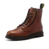 Designer Boots classiques hommes Femmes Plateforme Bottises Triple Noir blanc Dark Navy Brown Mens Womens Chevaux Shauss