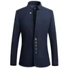 Costumes pour hommes Blazers personnalisé Style chinois col montant imprimé veste de costume haut de gamme affaires décontracté grande taille M5XL 231109