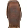 Мужские ботинки осень-зима на коротком каблуке с квадратной головкой и вышивкой, 2024 231108
