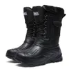 Botas Deportes al aire libre Hombres 2023 Primavera Zapatos impermeables para lluvia ligera Pesca Invierno Nieve Trabajo Y231108