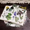 Geschenkpapier, 50 Stück, große Größe, Blume, Pflanzen, Seite, Vintage-Aufkleber für Scrapbooking, Happy Planner/Kartenherstellung/Journaling-Projekt