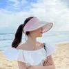 Berets Sport Cap Women's Summer Hat Golf Golf Golf Protection Słomka Jacqueus for Women Bucket Hatberets