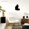 Décorations de Noël Silhouette de race de chat Maine Coon – Magnifique décoration d'intérieur en métal, autocollant mural en métal, œuvre d'art en fer, décoration murale 231109