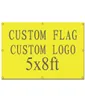 digital printing high quality custom design flag 5x8ft 100 polyester banner with metal grommets customized flag8463081