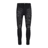 2023 Designer Mens Dżins Pants Rised High Designer dżinsy męskie dżinsy haftowane spodnie mody Pole do dziury