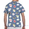 T-shirt da uomo 21 Cacatua (in blu scuro) T-shirt da uomo Donna All Over Print Fashion Girl Shirt Boy Tops T-shirt a maniche corte