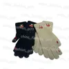 Women Designer Glove Winter Warm Glove Classic Men Glove Cashmere High Quality Gloves Outdoor Sport Gloves