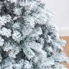 1.2-3M Tall New Year Ourdoor Decoration Christmas Tree Flocking Cedar For Home Living Room Holiday Site Layout